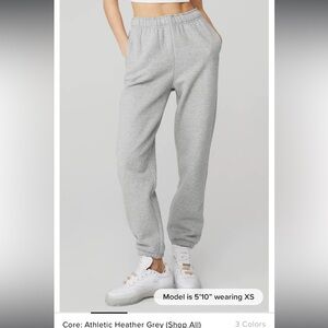 Alo Accolade jogger sweatpants Heather gray XS